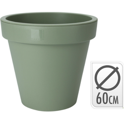 Bloempot ek rond 60cm groen