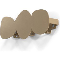 Spinder x Eva van de Ven kapstok Tumulo Small - Champagne - 3 haken