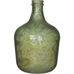 Mica Decorations diego glazen fles groen maat in cm: 42 x 27