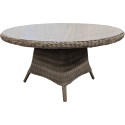 Ferro Tafel 150cm incl. Lazy Susan Wicker HM36 (LZ apart verpakt)