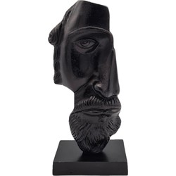 Deco4yourhome - 'van Gogh' ornament - Gezicht - Masker - Zwart - Black Antique