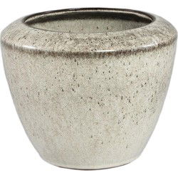 PTMD Bloempot Kyleigh - 25x25x19 cm - Keramiek - Beige