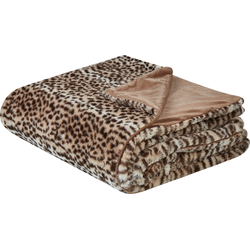 KUDELI - Bedsprei - Bruin - 150 x 200 cm - Polyester