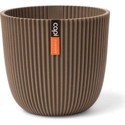 Pot bol Groove 25x23 warm taupe bloempot