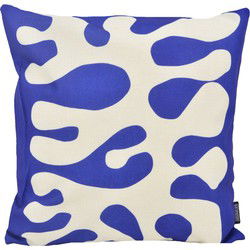 Royal Blue Coral | 45 x 45 cm | Kussenhoes | Katoen/Linnen