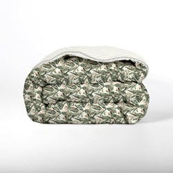 Easy Dekbedden Print - Floral Green - 240x200 cm