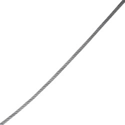 Staalkabel gegalv 3mm p/m