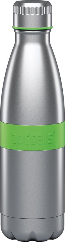 Boddels TWEE Thermosfles drinkfles - 0,5 liter - RVS/Groen - 
