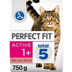 Droogvoer voor volwassen katten rund 750g stazak PERFECT FIT