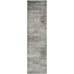Safavieh Traditional Indoor Woven Area Rug, Vintage Collection, VTG127, in Amethyst & Dark Grey, 66 X 244 cm