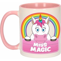 Dieren mok /eenhoorn beker Miss Magic 300 ml - Bekers