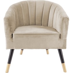 Leitmotiv - Fauteuil Royal - Zandbruin