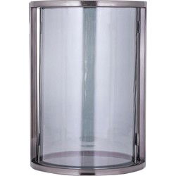 PTMD Windlicht Jarie - 23x23x33 cm - RVS - Metaal