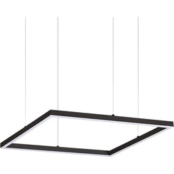 Ideal Lux - Oracle slim - Hanglamp - Aluminium - LED - Zwart