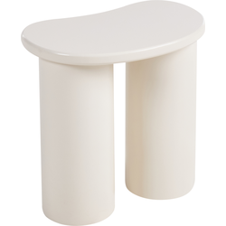 INGLIS - Bijzettafel - Wit - MDF