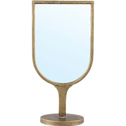 PTMD Melandi Tafelspiegel - 20,5 x 14,5 x 40 cm - Metaal - Goud