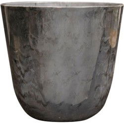 Pot Palermo marble grey D27 H25 cm