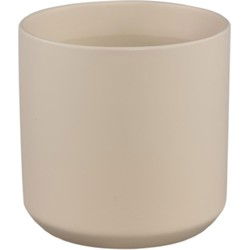 PTMD Bloempot Fatima - 21x21x21 cm - Keramiek - Creme