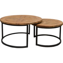 Livingfurn Lou Round Set of 2