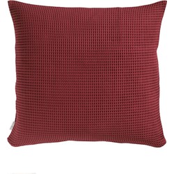Heckett & Lane Kussensloop Wafel Pillowcase Spicy Red 50 x 50 cm