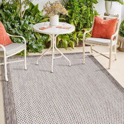 Lora Buitenkleed Kader Beige vloerkleed - Voor Binnen & Buiten - 120 X 170 CM