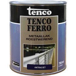 Ferro antraciet 0,75l verf/beits - tenco