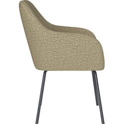 Housecraft Living Otis Eetkamerstoel Metaal Pistache groen