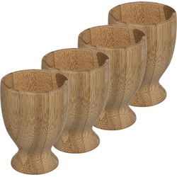 Secret de Gourmet Eierdopje - 8 stuks - Bamboe - 7,5 cm - Eierdopjes