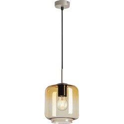 Light depot hanglamp Cylinder E27 - amber glas