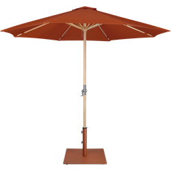 Lanterfant® Parasol inclusief parasolvoet - Lucas en Tygo - Terracotta