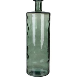 Mica Decorations Guan Fles Vaas - H75 x Ø25 cm - Gerecycled Glas - Groen