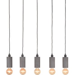 LABEL51 Hanglamp Fresco - Concrete - Beton - 5-Lichts