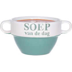 Soepkommen - Soep van de dag - groen - Stapelbaar - Kommetjes