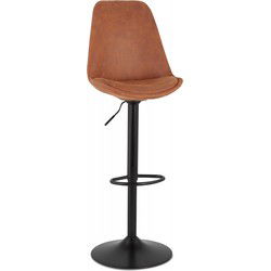 ZEBRA verstelbare kruk 48x55x103-123 cm Bruin
