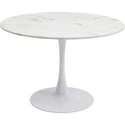 Eettafel Schickeria Marble White 110cm
