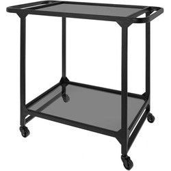 Riverdale Butlertray Roma zwart 75 cm