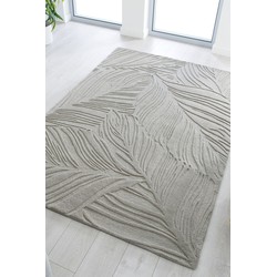 Modern Wollen vloerkleed - Lino Leaf Grijs - 200 X 290 CM