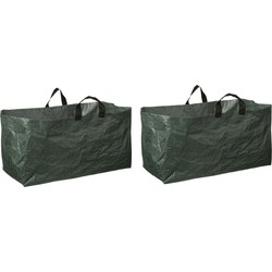 4x Groene kofferbak tuinafval/afvalzakken 225 liter - Tuinafvalzak