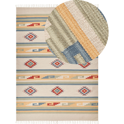 APARAN - Vloerkleed - Meerkleurig - 140 x 200 cm - Katoen