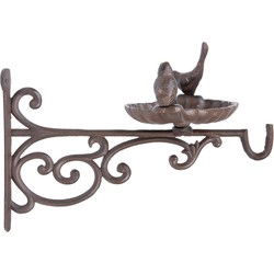 Esschert Design Vogelvoederbak - gietijzer - met haak - 35 cm - Vogelvoederschalen