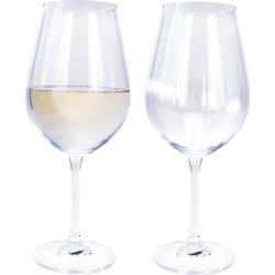 Atmos Fera Wijnglazen - 2x stuks - kristalglas - 520 ml - Wijnglazen
