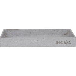 Meraki Dienblad grijs 30x20cm