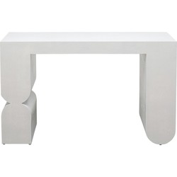 Sidetable Curve Wit 120x85cm