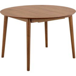 Eettafel Walnoot  Uitschuifbaar - 154x115x75 cm - Gradje