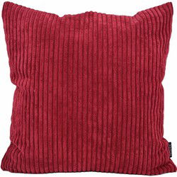 Sierkussen Corduroy Donkerrood | 45 x 45 cm | Polyester