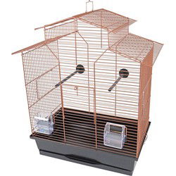 Interzoo vogelkooi Iza 2 koper/zwart
