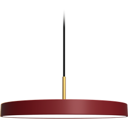 Asteria Medium hanglamp ruby red - met koordset - Ø 43 cm