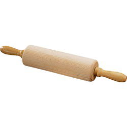 Kesper mini deegroller - hout - 11,5 cm - Deegrollers - Taarten bakken - Deegrollers
