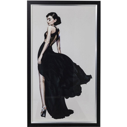 Kare Lijst Met Foto Actrice Audrey Hepburn 172x100cm