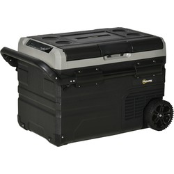4goodz Koelbox 40 ltr met LED Compressor Handgrepen en wielen op 12/24V DC en 110-240V AC